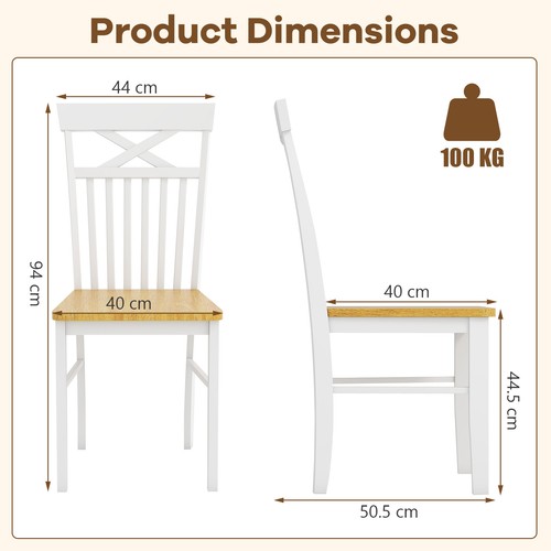 Frame farmhouse dining chair - dining,