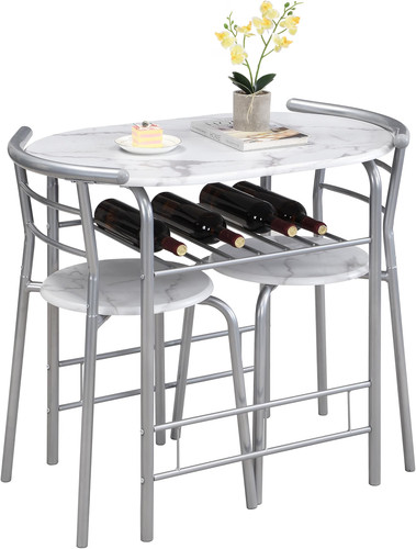 Piece small dining table set - table,