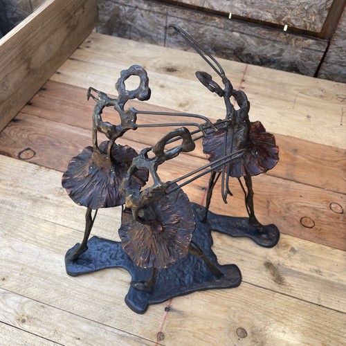 Bronze ballerina statue - ballerina,