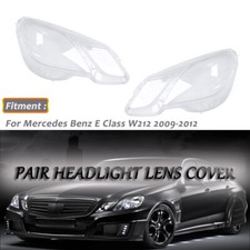 2x Headlight Clear Lens