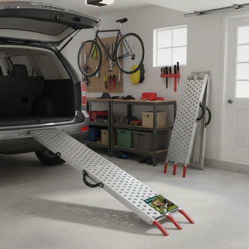 Heavy duty loading ramp 196cm - heavy,
