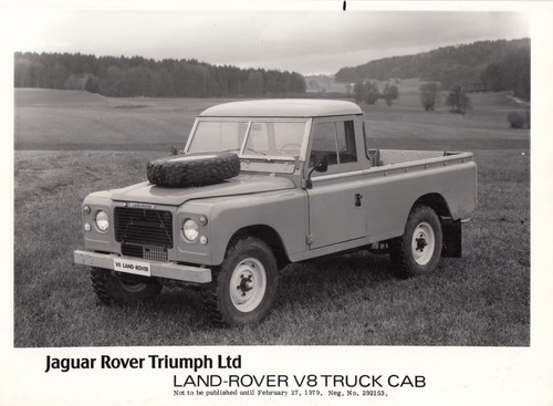 Land rover truck cab 1979 - land, v8