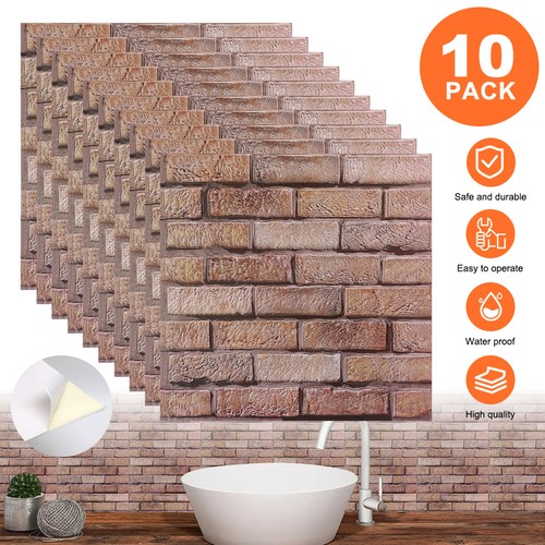 10x brick effect wall panel - brick,