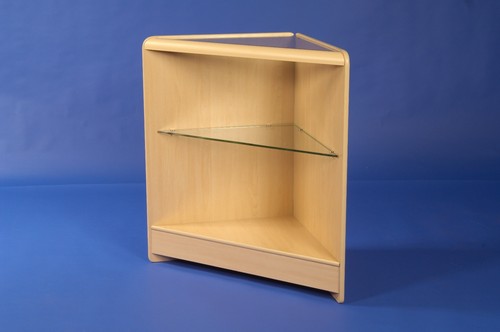 Glass open faced corner - glass,