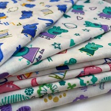 100% Cotton Poplin Fabric Peppa Pig Kitty Craft Dress Quilting Material 44"