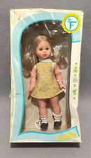 Lola 2F 2 EFFE Franca Doll New Vintage 60s 70s Yellow Dress