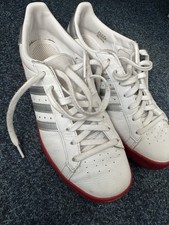 adidas Men's White Leather