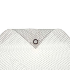 Clear Mesh Mono Tarpaulin Heavy Duty 170gsm for Market Stalls ✅