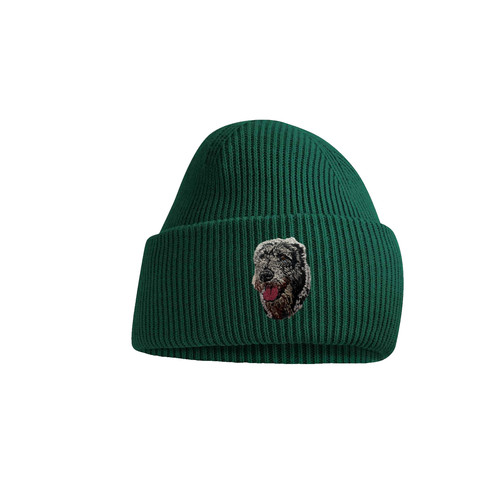 Irish wolfhound dog beanie - wolfhound,