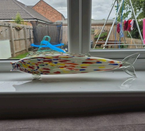 Murano glass fish 1970s - murano,