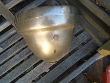 VERY LARGE 1920’s Bell shape LUCAS 11.5” Dia. Headlight. Fork mounted vintage RR