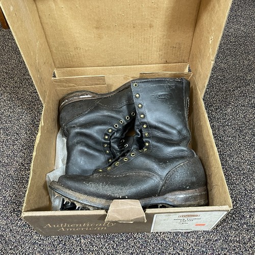 Wesco stock timber boots - stock,
