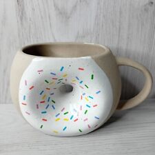 DONUT SHAPE UO HOME MUG RARE RETRO VINTAGE CUP TEA COFFEE