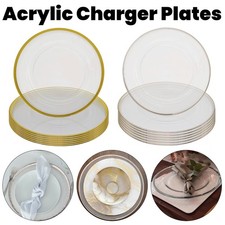 Acrylic Charger Plates With
