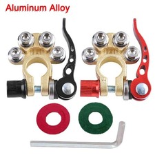 2X 12V Battery Terminals Connectors Clamps Quick Release For Caravan Car Van UK