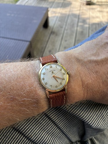 Vintage 9ct gold favre leuba - gold, favre-leuba