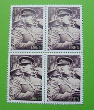 2022 Irish Michael Collins N Stamp Block Of Four 100 Year Anniversary Ireland 