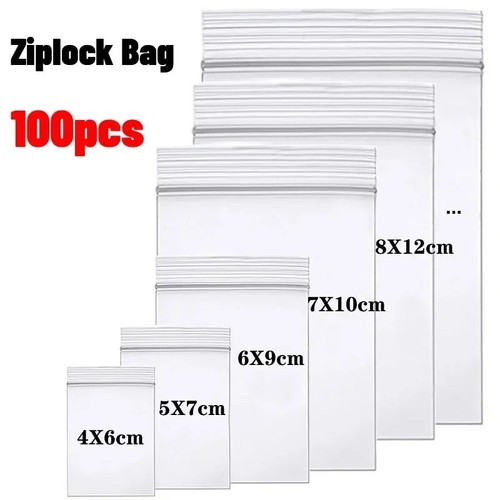 100 small clear - small, plastic