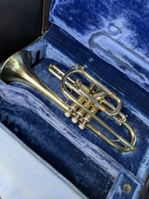 Vincent Bach CORPORATION Stradivarius Model 25 Large Bore Long Bell Cornet. 1975