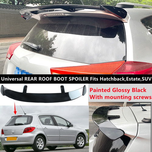 Universal glossy black rear - universal,