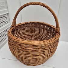 Vintage Wicker Rattan Shopping