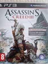 Assassin's Creed III 3 - Playstation 3 (PS3) Game - Complete With Manual