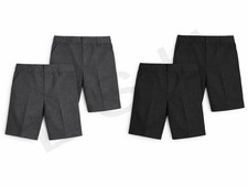 2 Pack School Shorts Boys HE