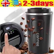 Smart Thermo Travel Coffee Mug Cup Thermal Stainless Steel Vacuum flask with lid