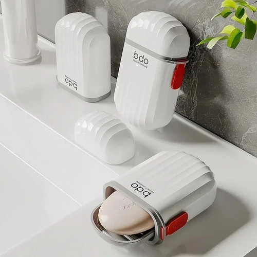 Travel waterproof soap - soap, dish