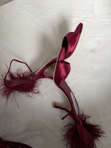Coast feather satin - heels, size