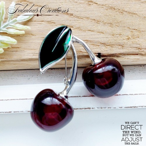Dark red cherry fruit - dark,