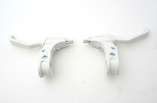 Pair 22.2mm White Ergonomic