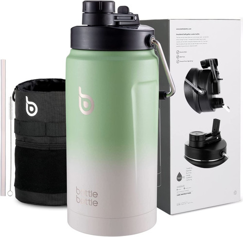 Litre water bottle - water,