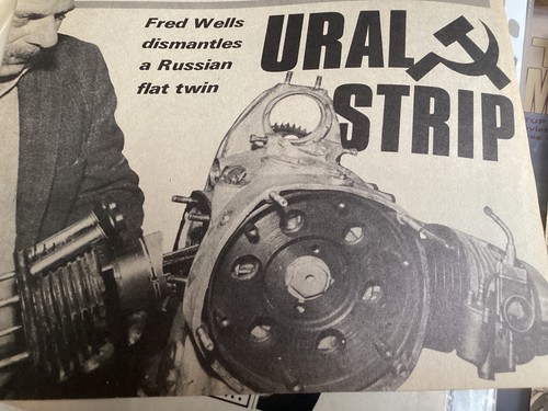 Ural flat twin engine strip - ural,