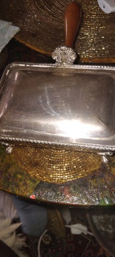 Silver plated crumb - plated,