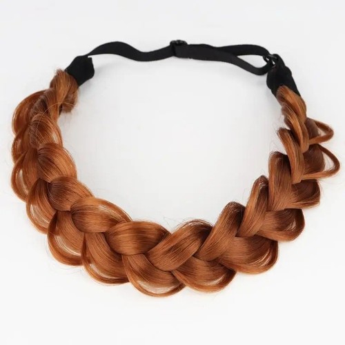 1pc synthetic braided wig - synthetic,