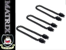 3x Matrix innovations 4" chain black hanger bobbin chains carp fishing