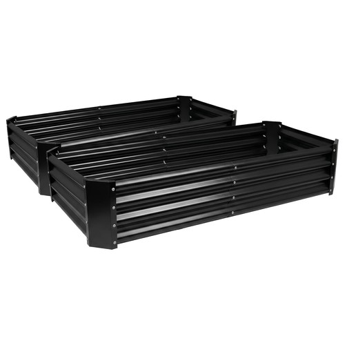 Galvanised steel raised - 2x,