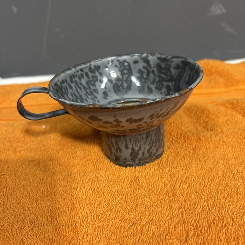 Vintage gray spatter enamel - r-vintage,