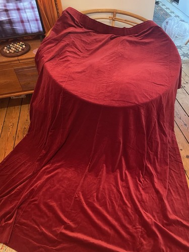 Vintage retro velvet long wide - vintage,
