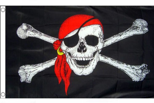 Pirate flag skull - 3', and
