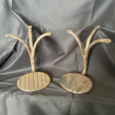 Set Of 2 Antique Cast Iron