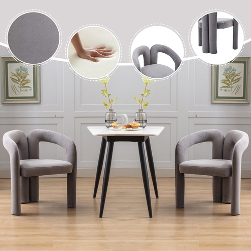 Velvet accent dining chair - accent,