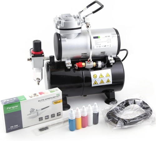 Airbrush kit with compressor - airbrush,