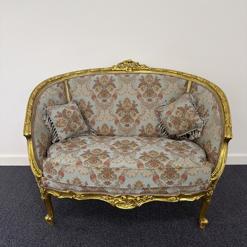 Louis xvi gilt sofa - xvi, settee