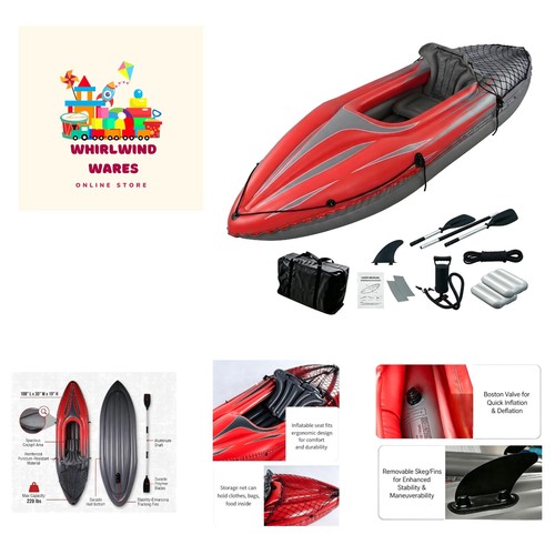 Compact inflatable kayak - 9, ft