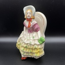 Vintage Fairylite Foreign Figurine-Crinoline Girl & Chair-Novelty Ornament-Japan