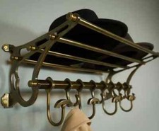 French COATRACK Luggage Rack/Wall Train/Luggage/Train Vintage Luxury Rack Decor