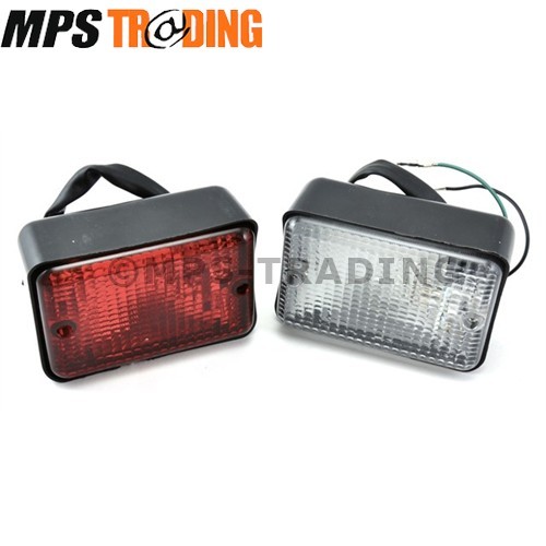 Rectangular fog and reverse - rectangular,