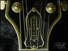 "BAGATELLE" 2-Hole Truss Rod Cover (GOLD). Fits most Gibson® LP, SG  guitars.